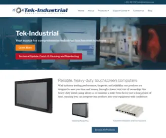 Tek-Industrial.com(Industrial PCs) Screenshot