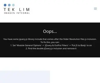 Tek-Lim.com.mx(Empresa de Limpieza en Ciudad de México) Screenshot