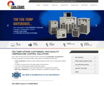 Tek-Tempinstruments.com(Tek Temp) Screenshot