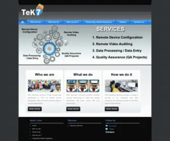 Tek7IT.com(Tech Seven IT Services) Screenshot