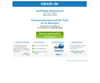 Tekade.de(Tekade) Screenshot