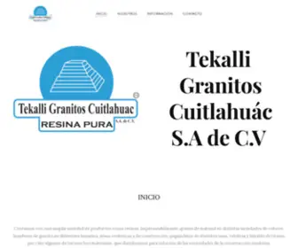 Tekalligranitoscuitlahuac.com(Inicio) Screenshot