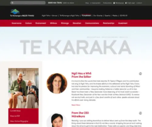 Tekaraka.co.nz(Te Karaka) Screenshot