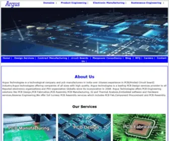 Tekargus.com(Printed Circuit Board Design Service in India) Screenshot