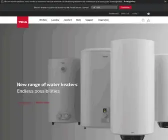 Tekasanitarysystems.com(Teka official website) Screenshot