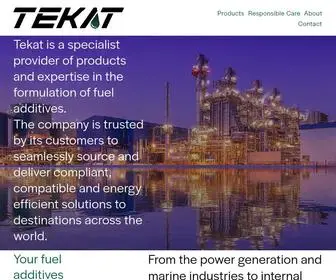 Tekat.com(Your fuel additives specialist) Screenshot