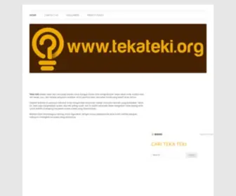 Tekateki.org(Teka teki lucu dan Jawabannya) Screenshot