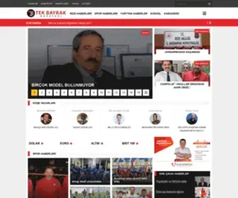 Tekbayrak.com.tr(Tek Bayrak Gazetesi) Screenshot