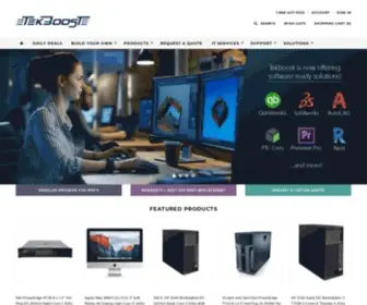 Tekboost.com(New & Refubrished HP Dell Servers & Workstations) Screenshot