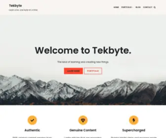 Tekbyte.net(Learn a lot) Screenshot