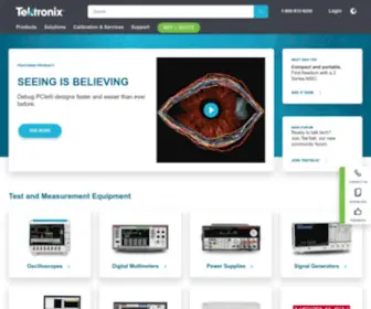 Tek.com(Test and Measurement Equipment) Screenshot
