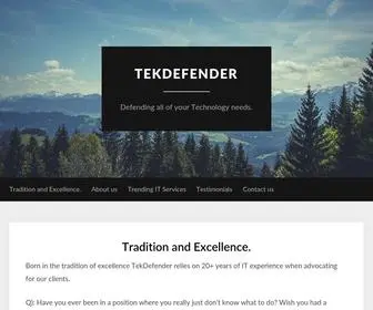 Tekdef.com(Tradition and Excellence) Screenshot