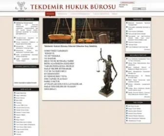 Tekdemirhukukburosu.com(Tekdemir) Screenshot