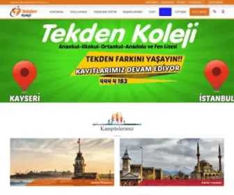 Tekdenegitimkurumlari.com(Tekden Eğitim Kurumları) Screenshot