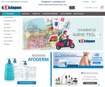 Tekdepom.com(Dermokozmetik Deposu) Screenshot