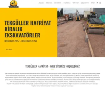 Tekgullerhafriyat.com(Tekgüller Hafriyat) Screenshot