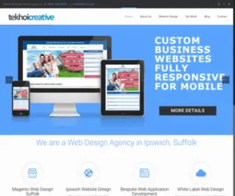 Tekhoi.com(Ipswich Website Design Agency) Screenshot