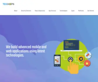 Tekhops.com(Professional Technology Services) Screenshot