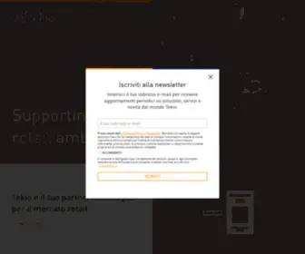 Tekio.it(Supporting your retail ambitions) Screenshot