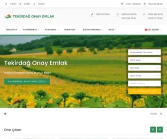 Tekirdagonayemlak.com(Tekirdağ Onay Emlak) Screenshot