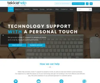 Tekkiehelp.com(Tekkie Help) Screenshot