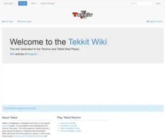 Tekkitwiki.com(Tekkit Wiki) Screenshot