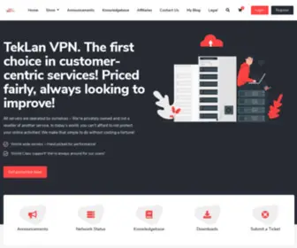 TeklanVPN.com(TekLan VPN) Screenshot