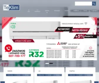 Teklim.com(Klimatyzacja) Screenshot