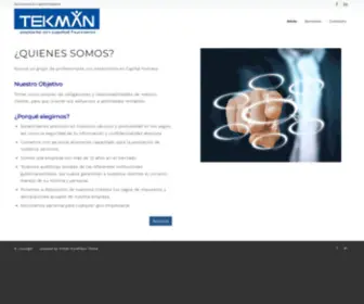 Tekman.mx(Soluciones en capital humano) Screenshot