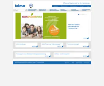 Tekmar.de(Tekmar Regelsysteme GmbH Startseite) Screenshot