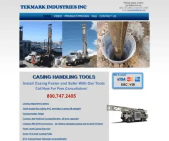 Tekmarkwellcasingtools.com(Water Well Drilling Supply) Screenshot