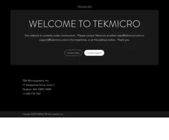 Tekmicro.com(Home) Screenshot