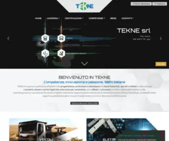 Tekne.it(Produzione veicoli e sistemi elettronici civili e militari) Screenshot