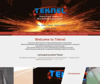 Teknelinduction.com(Riscaldatrici a induzione) Screenshot