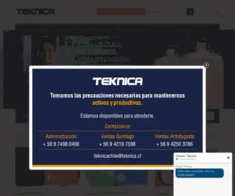 Teknica.cl(Expertos en soluciones y continuidad operacional) Screenshot