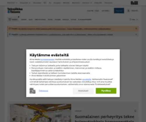 Tekniikkatalous.com(Tekniikkatalous) Screenshot