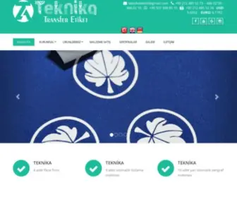 Teknikatekstil.com.tr(TEKNİKA TEKSTİL) Screenshot