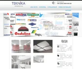 Teknikayapi.com(Teknika Yapı Market) Screenshot