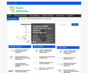 Teknikelektronika.com(Teknik Elektronika) Screenshot