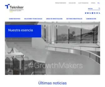 Tekniker.es(Research and Technology Centre) Screenshot