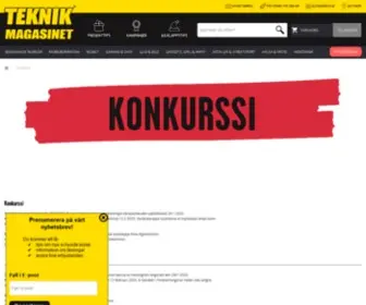 Teknikmagasinet.fi(Teknikmagasinet Finland) Screenshot