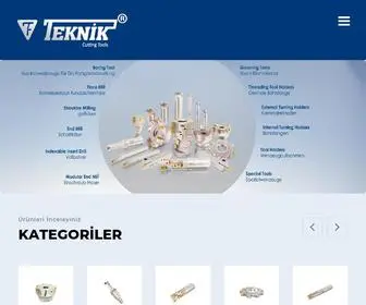 Teknikmakinatakim.com(Teknik Cutting Tools) Screenshot