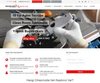 Tekniknokta.com.tr(Veri Kurtarma Merkezi) Screenshot