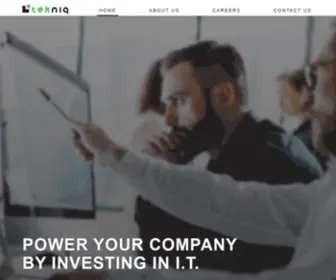 Tekniq.com(Tekniq Data Corporation) Screenshot