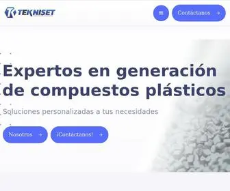 Tekniset.com.mx(Expertos en generación de compuestos plásticos) Screenshot