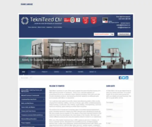 Tekniteed.cm(TekniTeed Cameroun) Screenshot
