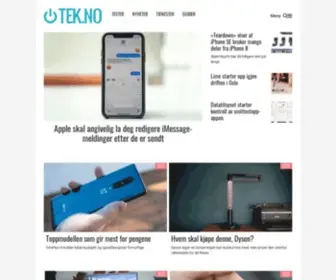 Tek.no(Tester, guider, teknologi) Screenshot