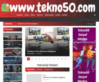 Tekno50.com(Tekno 50) Screenshot