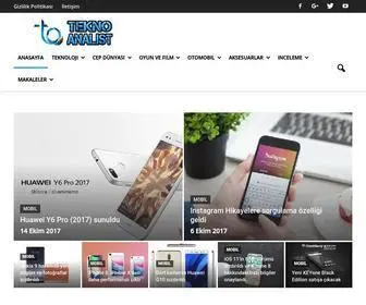 Teknoanalist.com(En Yeni Teknoloji Haberleri ve Ürün İncelemeleri) Screenshot