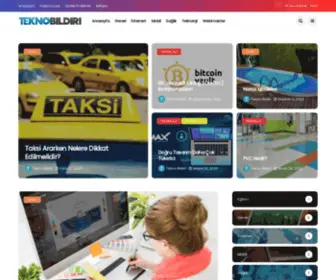 Teknobildiri.com(Tekno Bildiri) Screenshot